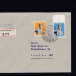 Schweiz 428+430 auf CHARGE Brief aus Winterthur nach Laufen 1944