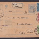Österreich Begleitadresse Wien - Konstantinopel 1917