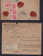 Argentinien R-Brief Buenos-Aires nach Dresden 1906