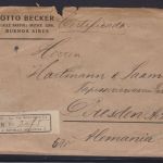 Argentinien R-Brief Buenos-Aires nach Dresden 1906