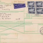 Bund 29 Paketkarten meist mit Frankaturen zw. 10-25 DM