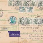Bund 29 Paketkarten meist mit Frankaturen zw. 10-25 DM
