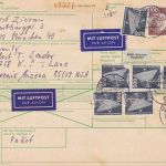 Bund 29 Paketkarten meist mit Frankaturen zw. 10-25 DM