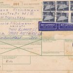 Bund 29 Paketkarten meist mit Frankaturen zw. 10-25 DM