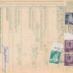 Bund 29 Paketkarten meist mit Frankaturen zw. 10-25 DM