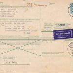 Bund 29 Paketkarten meist mit Frankaturen zw. 10-25 DM