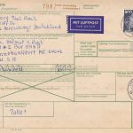 Bund 29 Paketkarten meist mit Frankaturen zw. 10-25 DM