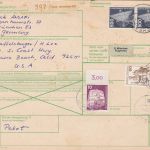 Bund 29 Paketkarten meist mit Frankaturen zw. 10-25 DM