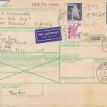 Bund 29 Paketkarten meist mit Frankaturen zw. 10-25 DM