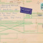 Bund 29 Paketkarten meist mit Frankaturen zw. 10-25 DM