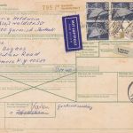 Bund 29 Paketkarten meist mit Frankaturen zw. 10-25 DM
