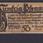 Mayen 50 Pfennig 1919