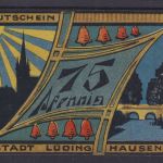 Lüdinghausn 75 Pfennig 1921 UNC