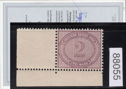 DR 1875, Mich.-Nr.: 37 a ND ** geprüft   Attest
