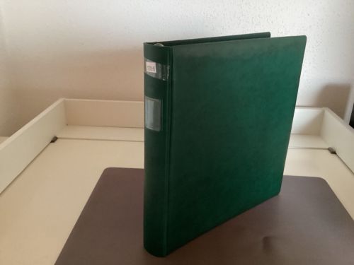 Lindner Ringbinder (18 Ringe) 1 mal gebraucht leer grün