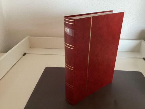 Briefmarkenalbum Einsteckalben  DIN A4 60 Seiten weiß gebraucht
