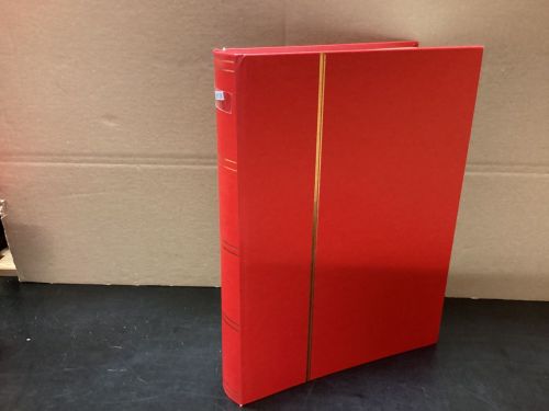 Briefmarkenalbum Einsteckalben  DIN A4 60 Seiten weiß gebraucht  LESEN