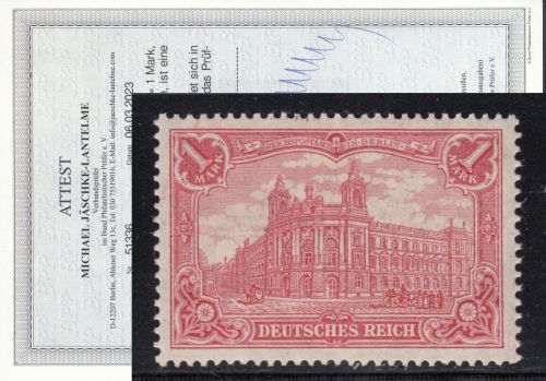 DR 1915 Mich.-Nr.: 94 A II  ** geprüft   Attest
