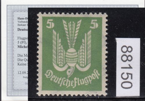 DR 1924, Mich.-Nr.: 344 Y **  geprüft  Befund