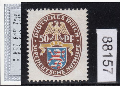 DR 1926, Mich.-Nr.: 401 Y **  geprüft  Befund