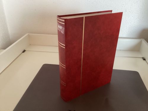 Briefmarkenalbum Einsteckalben  DIN A4 60 Seiten weiß gebraucht