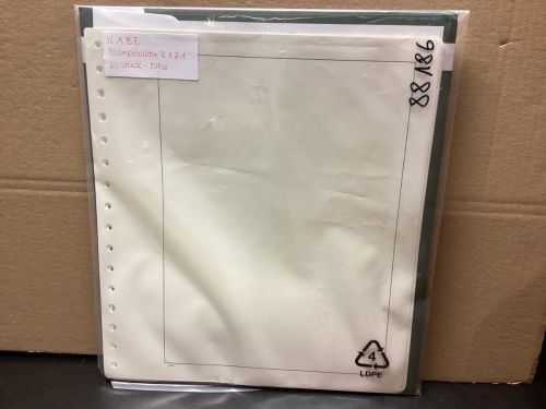 KABE  Blankoblätter neutral  Blatt 21 (308709)  20 Stück neuwertig