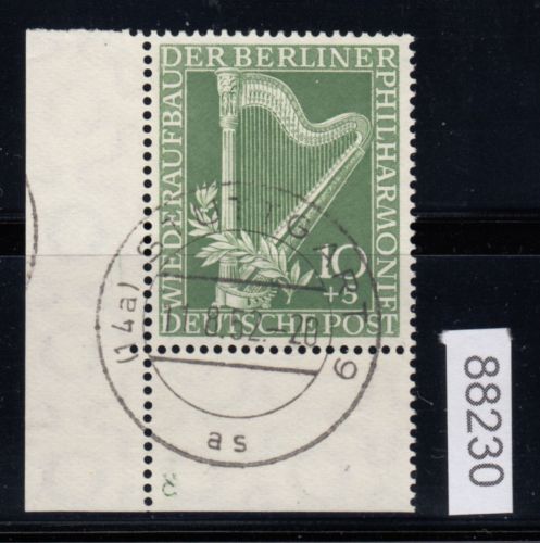 Berlin 1950, Mich.-Nr.: 72 gestempelt Platten Nummer 3