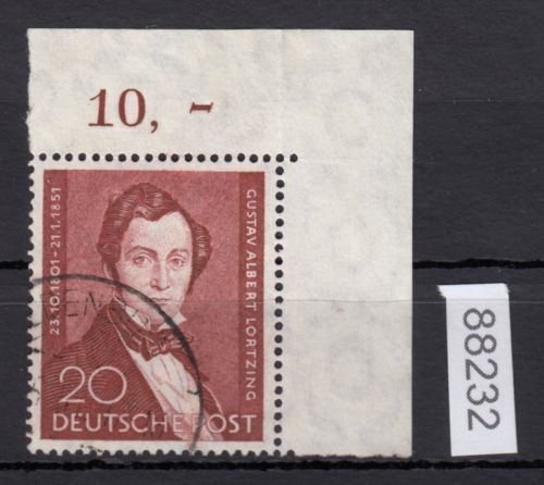 Berlin 1951, Mich.-Nr.: 74 gestempelt Eckrand   lesen