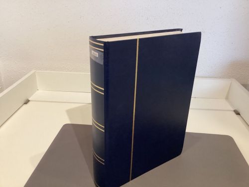Briefmarkenalbum Einsteckalben  DIN A4 60 Seiten weiß gebraucht