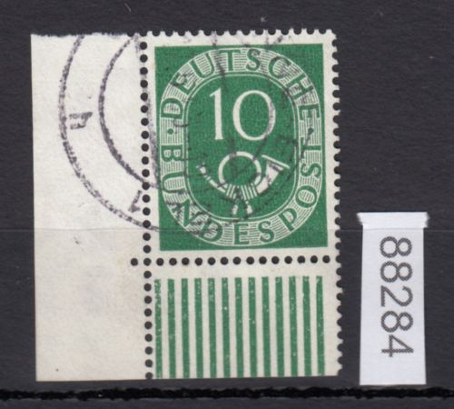 Bund 1951, Mich.-Nr.: 128 gestempelt Eckrand