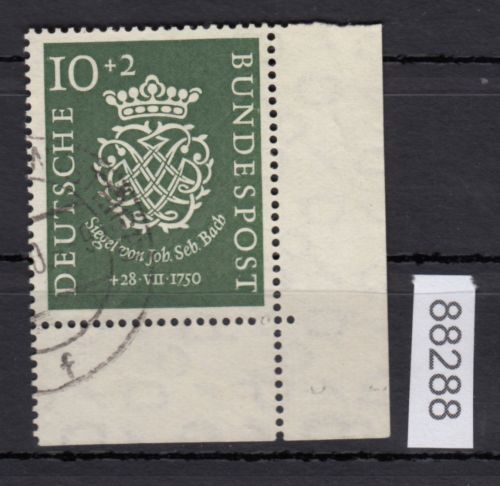 Bund 1950, Mich.-Nr.: 121 gestempelt Eckrand