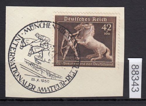 DR 1939, Mich.-Nr.: 699 gestempelt Luxus    Braune  Band   Müchen  Riem