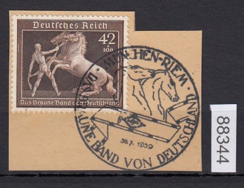DR 1939, Mich.-Nr.: 699 gestempelt Luxus    Braune  Band   Müchen  Riem