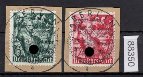 DR 1938, Mich.-Nr.: 660+61  gestempelt Luxus