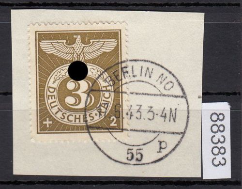DR 1943, Mich.-Nr.: 830 gestempelt  Luxus