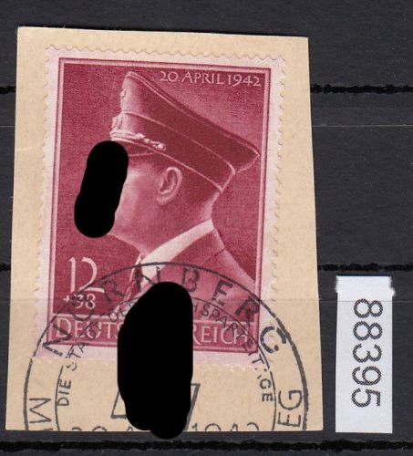 DR 1942, Mich.-Nr.: 813 gestempelt Luxus   20.4.1942