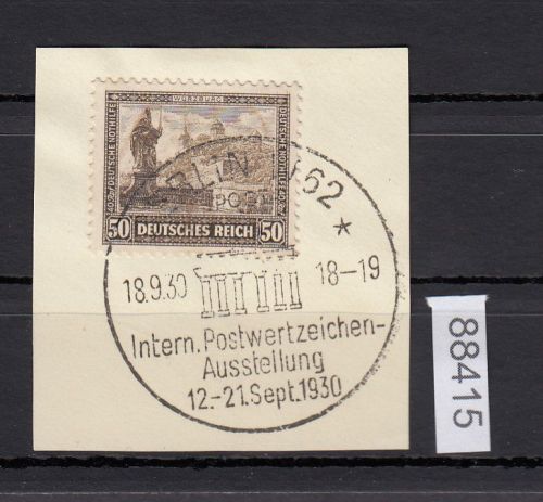 DR 1930, Mich.-Nr.: 449 ( aus Block 1) gestempelt Luxus   geprüft