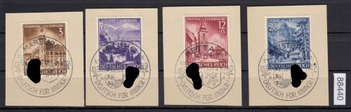 DR 1941, Mich.-Nr.: 806-09 gestempelt Luxus