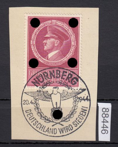 DR 1944, Mich.-Nr.: 887 gestempelt  LUXUS   20.4.1944