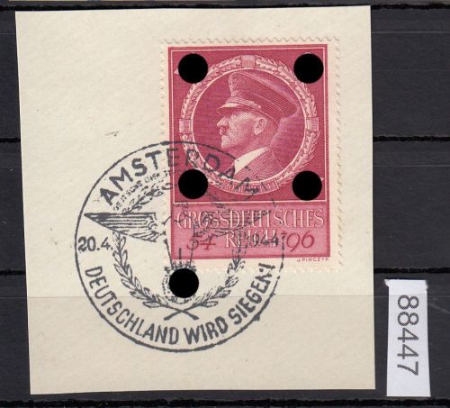 DR 1944, Mich.-Nr.: 887 gestempelt  LUXUS   20.4.1944