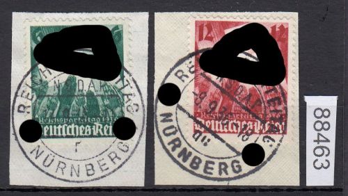 DR 1936, Mich.-Nr.: 632+33 gestempelt