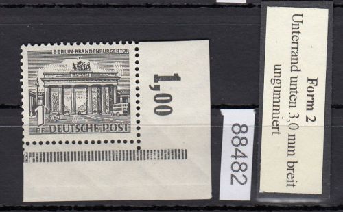 Berlin 1949, Mich.-Nr.: 42 ** Eckrand