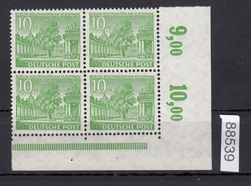 Berlin 1949, Mich.-Nr.: 47 ** Eckrand  4er.-Block