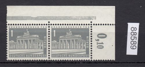 Berlin 1956, Mich.-Nr.: 140 w ** Eckrand   glatte gummirung
