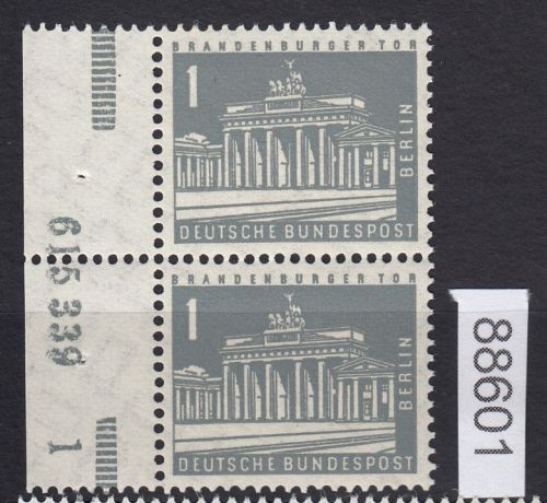 Berlin 1956, Mich.-Nr.: 140 v ** HAN     geriffelte gummirung