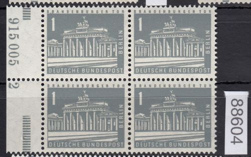 Berlin 1956, Mich.-Nr.: 140 w ** HAN     glatte gummirung