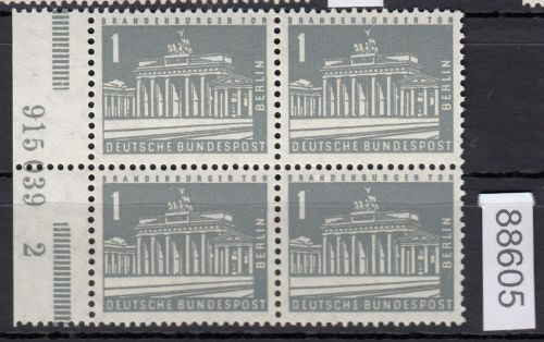 Berlin 1956, Mich.-Nr.: 140 w ** HAN     glatte gummirung