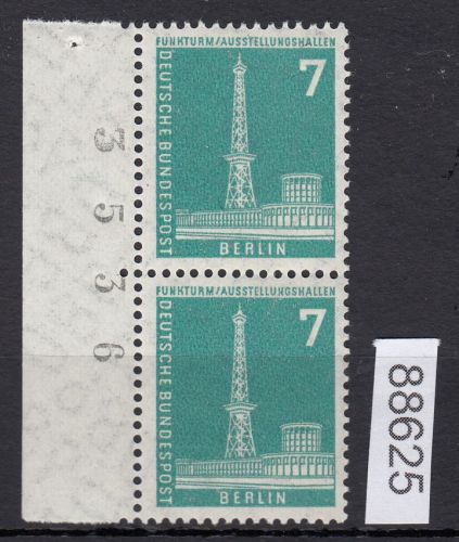 Berlin 1956, Mich.-Nr.: 142 v  DZ 7 **  Bogennummer