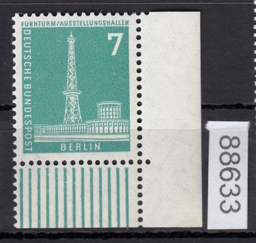 Berlin 1956, Mich.-Nr.: 142 w   **  Eckrand