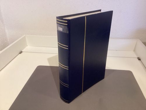 Briefmarkenalbum Einsteckalben  DIN A4 60 Seiten weiß gebraucht